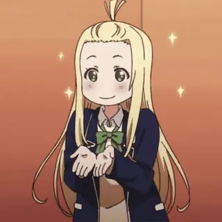 😂 f1b14ecf アニメ, キャラクター, 漫画, 女の子, 笑顔, 可愛い telegram sticker