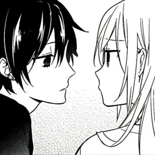 ♠️ 8ff6b35f อนิเมะ, มังงะ, ตัวละคร, ภาพประกอบ, โรแมนติก, ความรัก, ภาพเหมือน telegram sticker