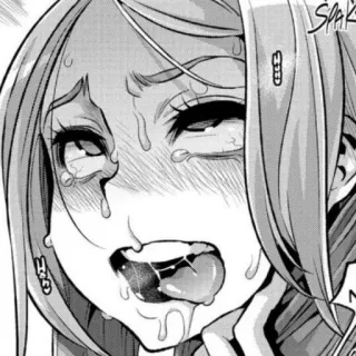 ♥️ e03a8bb7 Anime, Manga, Ecchi, Expresión, Ahegao telegram sticker