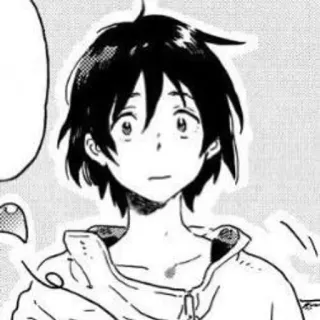 😳 7fdf4e06 Anime, Mangá, Personagem, Ilustração, Desenho animado, Retrato telegram sticker