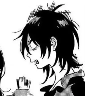 😨 827f6e43 Mangá, Anime, Personagem, Arte, Retrato, Ilustração telegram sticker