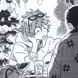 🥱 f5f8c349 Anime, Mangá, Personagem, Ilustração, Desenho, Esboço, Retrato telegram sticker