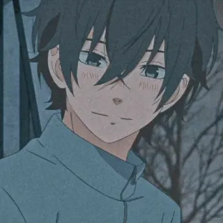 ☺️ 14057fa6 Anime, Ragazzo, Ritratto, Cartone animato telegram sticker