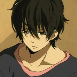 🙁 2ead1bcd Anime, Ragazzo, Ritratto, Manga, Illustrazione, Personaggio telegram sticker