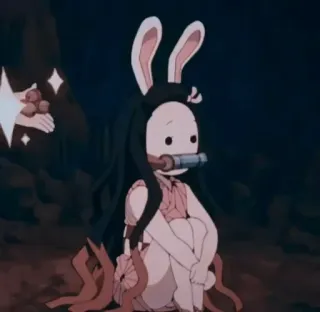 Nezuko by @anime_stickerr telegram stickers