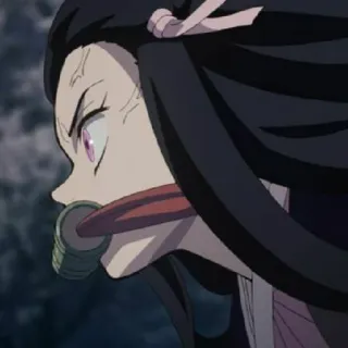 🌙 14358282 Nezuko Kamado Demon Slayer Аниме, Клинок, рассекающий демонов, Незуко, Незуко Камадо, Девушка-демон telegram sticker