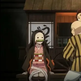 🐈‍⬛️ 1b03d4aa Nezuko Kamado Demon Slayer Anime, Demon Slayer, Nezuko, Nezuko Kamado, Manga, Japanische Animation whatsapp sticker