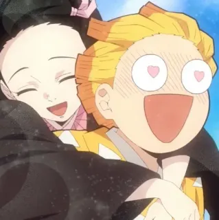 🎀 bbaf37f1 Zenitsu Agatsuma Demon Slayer Anime, Cartoon, Lustig, Fanart, Süß, Zenitsu, Demon Slayer whatsapp sticker