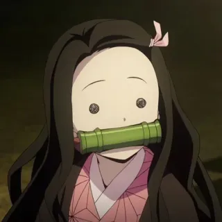 🎋 1fbf130e Nezuko Kamado Demon Slayer Anime, Manga, Nezuko, Demon Slayer, Kawaii, Mignon telegram sticker