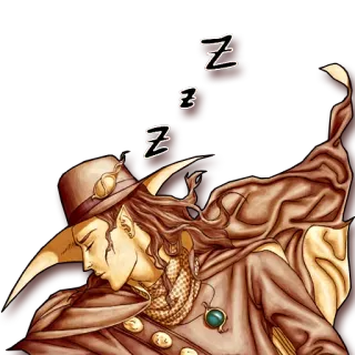 💤 1c1ca983 Z Z Z 睡觉, 帽子, 疲惫, 斗篷, zzz telegram sticker
