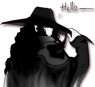 special pack " vampire hunter D. " whatsapp stickers