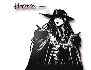 😒 28a7c05a Hmmm 动漫, 漫画, 思考, 角色 telegram sticker