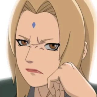 😖 5d7470e5 Tsunade Naruto Anime, Naruto, Tsunade, Manga, Personnage, Ninja whatsapp sticker