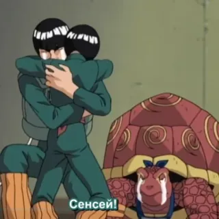 🐢 8a36baa5 Сенсей! Anime, Tortue, Amitié, Câlin, Émotionnel, Personnage whatsapp sticker