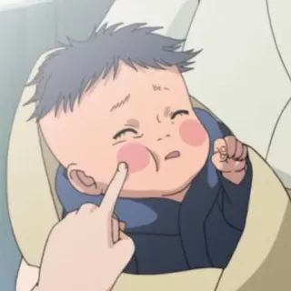 👉 f4ed5aff Bébé, Enfant, Anime, Nourrisson, Mignon, Dessin animé whatsapp sticker