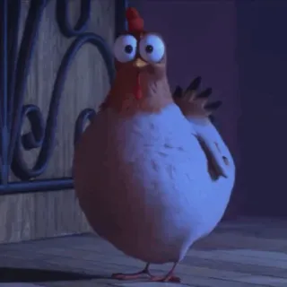 🐔 1405a505 鸡, 卡通, 动物, 鸟 telegram sticker