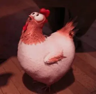 🐔 3ac1562e 鸡, 动物, 鸟, 家禽 telegram sticker