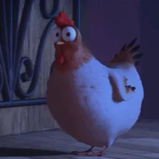 🐔 53c9ce98 鸡, 动物, 鸟, 家禽 telegram sticker