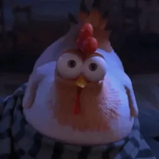 🐔 e1e6501e 鸡, 鸟, 卡通, 动物 telegram sticker