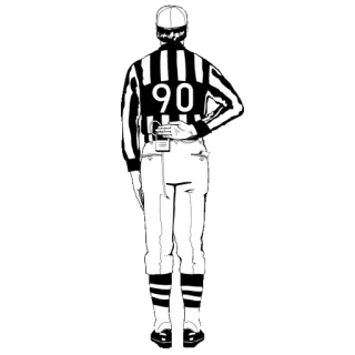 🏈 8c4ef550 scheidsrechter, officieel, sport, voetbal, grensrechter, wedstrijd, gestreept, uniform telegram sticker