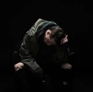 😞 5294ef0e 슬픔, 우울증, 불안, 외로움, 감정적, 정신 건강, 슬픔 telegram sticker