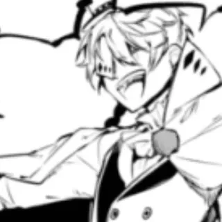 🃏 18365ca3 Anime, Mangá, Bravo, Personagem, Gritando telegram sticker