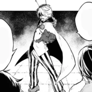 🃏 32afe2d5 Anime, Mangá, Personagem, Cartola, Capa, Calças listradas telegram sticker