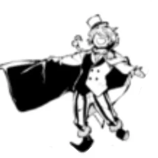 🃏 7bd2414e Desenho animado, Personagem, Ilustração, Cartola, Capa, Desenho telegram sticker