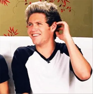 🥀 b4e1bfe9 Niall Horan Niall Horan, One Direction, célébrité, chanteur, sourire whatsapp sticker