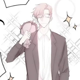 🍢 329b6b27 男人, 西装, 脸红, 时尚, 帅气, 浪漫 telegram sticker