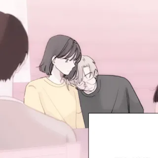 🍢 3fa1a0b1 情侣, 休息, 休闲, 插画, 关系 telegram sticker