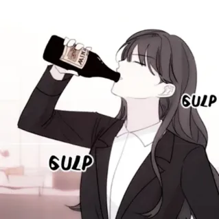🍢 f696b498 GULP
GULP 动漫, 女人, 喝酒, 酒精, 一口, 瓶子, 卡通 telegram sticker