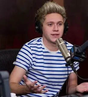 👐 2121212e Niall Horan niall horan, ca sĩ, one direction, nhạc sĩ, radio, phỏng vấn, người nổi tiếng whatsapp sticker