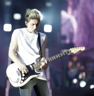 🎸 355d4e9c Niall Horan 音乐, 音乐家, 歌手, 吉他, 表演者, One Direction telegram sticker