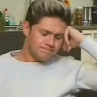 🎸 2756fc49 Niall Horan niall horan, one direction, ca sĩ, người nổi tiếng, buồn, mệt mỏi telegram sticker
