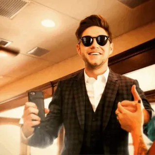 🎸 72d59f61 Niall Horan Niall Horan, ca sĩ, người nổi tiếng, One Direction, chân dung telegram sticker