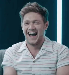 🎸 a7fd2c41 Niall Horan Niall Horan, One Direction, cười, người nổi tiếng, ca sĩ, ngôi sao nhạc pop telegram sticker