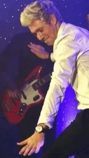 🎸 ee6634fb người đàn ông, trình diễn, âm nhạc, guitar, ban nhạc telegram sticker