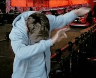 🍃 0e175dda dab, tari, perayaan, senang, gestur, pose whatsapp sticker