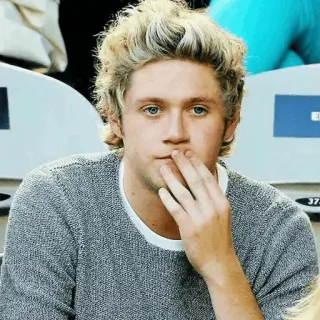 ✨ 0fdaa116 Niall Horan cantante, One Direction, Niall Horan, retrato, celebridad, ojos azules whatsapp sticker