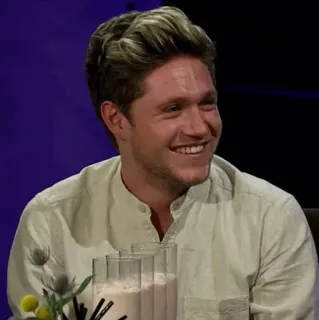 ✨ b23689e7 Niall Horan cantante, estrella pop, celebridad, persona, sonrisa, feliz whatsapp sticker