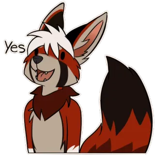 NibblesTheFennec telegram stickers