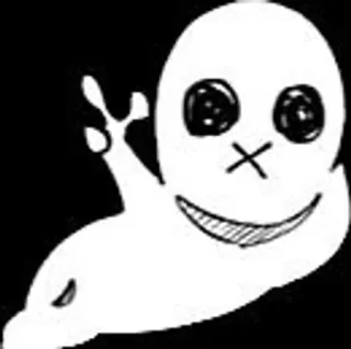 😚 035f5e5e призрак, мультфильм, жуткий whatsapp sticker
