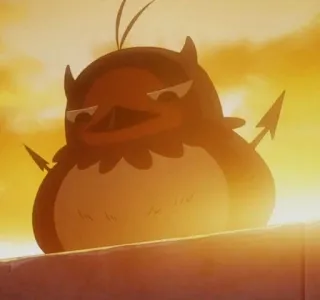 🖤 68e087b1 Nero Black Clover Аниме, Чёрный Клевер, Неро, Птица, Против птиц whatsapp sticker