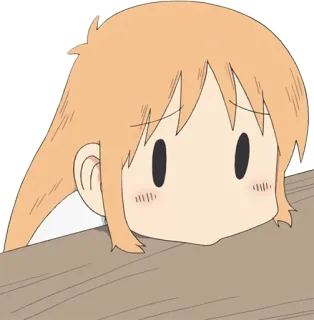 😣 3cdfdb5e Yuko Aioi Nichijou Anime, Nichijou, Yuko Aioi, Urocze, Kreskówka, Manga telegram sticker