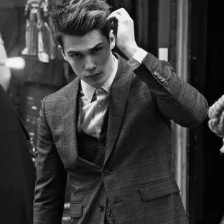 ⚙ 3568ef40 мужчина, костюм, мода, стиль, портрет, модель whatsapp sticker