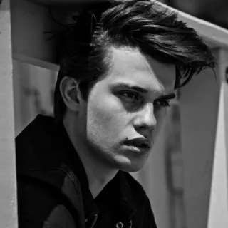 🎹 4c0670ec мужской, портрет, черно-белый, монохромный, серьезный, мужчина whatsapp sticker