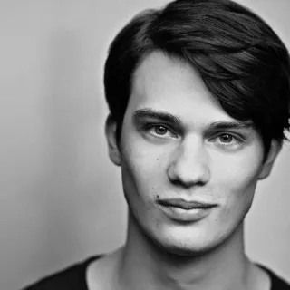 🔗 c47a1274 мужчина, портрет, лицо, человек, чёрно-белое, портретная съёмка whatsapp sticker