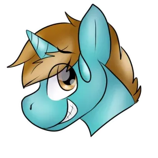 😅 0c9d1ad0 ม้าโพนี่, ยูนิคอร์น, การ์ตูน, สัตว์, น่ารัก, ภาพวาด, ภาพประกอบ telegram sticker