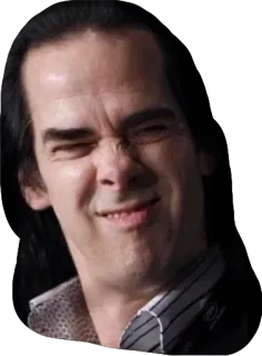 🤢 70b248d8 Nick Cave músico, cantante, Nick Cave, artista, celebridad telegram sticker